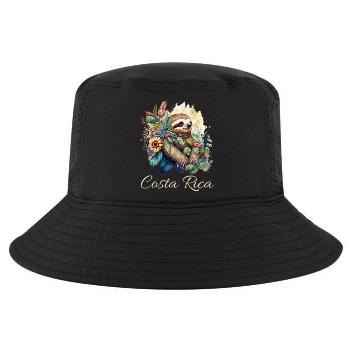 Costa Rica Tropical Sloth Cool Comfort Performance Bucket Hat