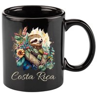 Costa Rica Tropical Sloth 11oz C Handle Ceramic Mug