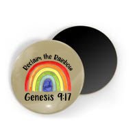 Christian Reclaim The Rainbow Jesus Lover Proverb Tee Magnet