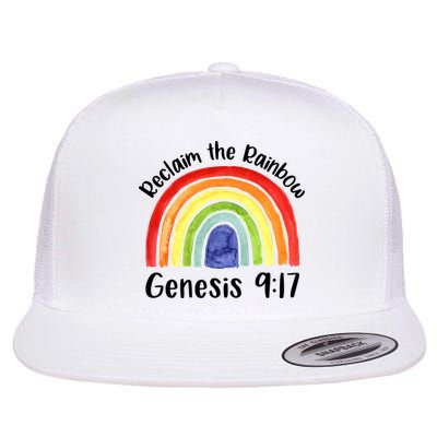 Christian Reclaim The Rainbow Jesus Lover Proverb Tee Flatbill Hat