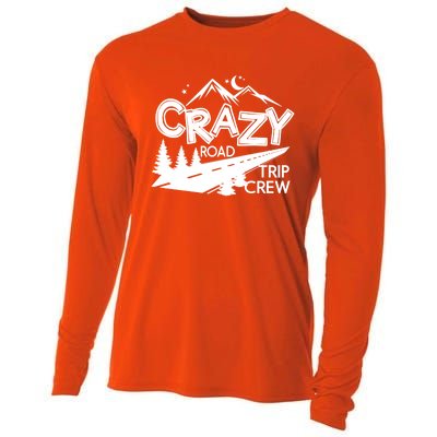 Cazy Road Trip Crew Funny Gift Family Vacation Tee Funny Outdooor Gift Cooling Performance Long Sleeve Crew