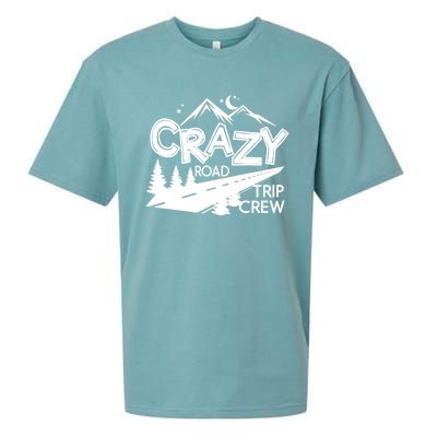 Cazy Road Trip Crew Funny Gift Family Vacation Tee Funny Outdooor Gift Sueded Cloud Jersey T-Shirt