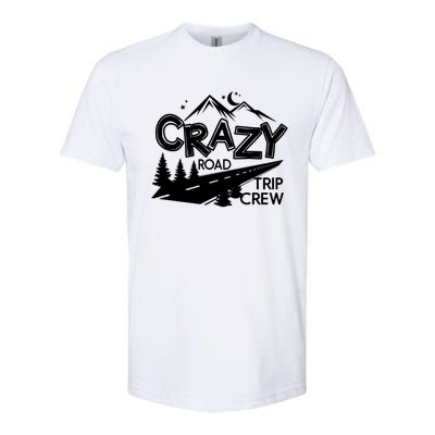 Cazy Road Trip Crew Funny Gift Family Vacation Tee Funny Outdooor Gift Softstyle CVC T-Shirt