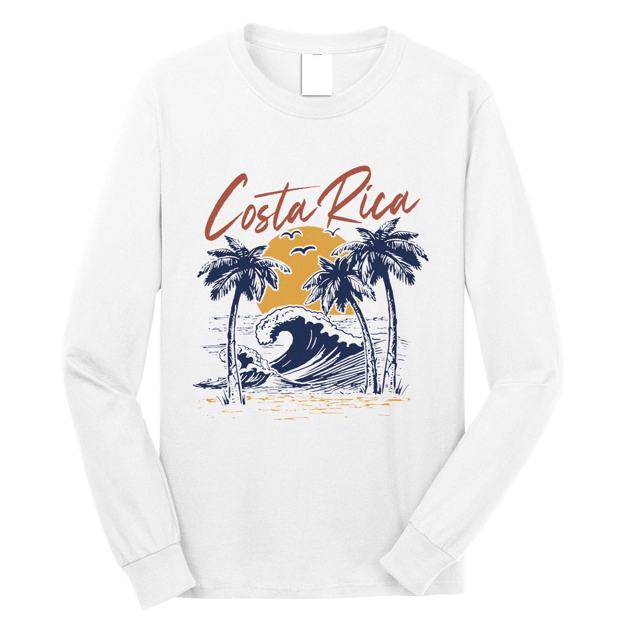 Costa Rica Tropical Long Sleeve Shirt