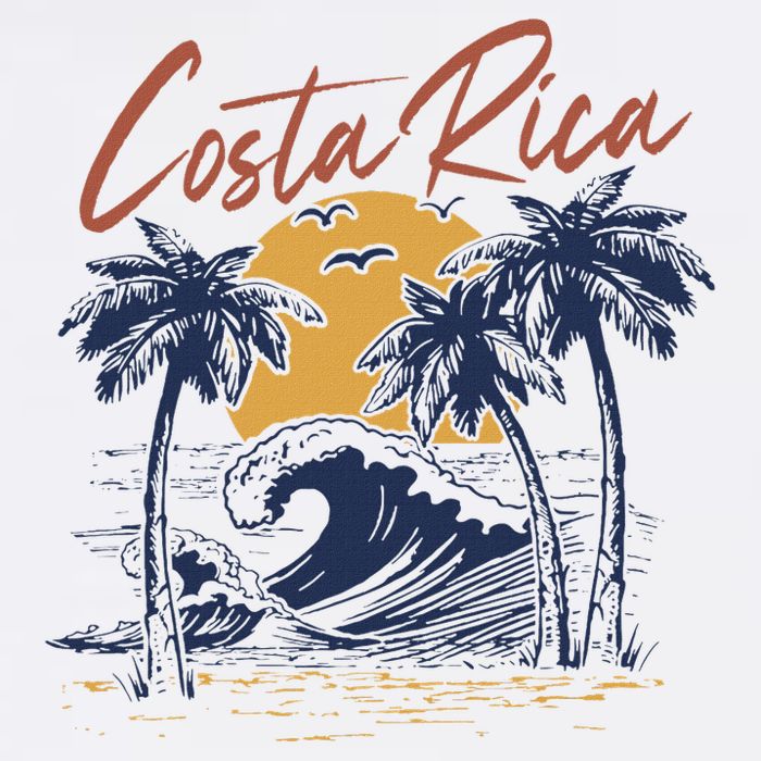 Costa Rica Tropical Long Sleeve Shirt