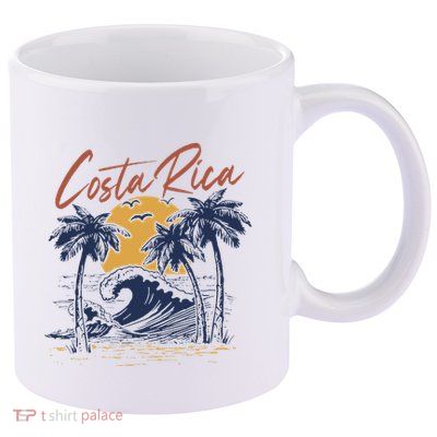 Costa Rica Tropical 11oz C Handle Ceramic Mug