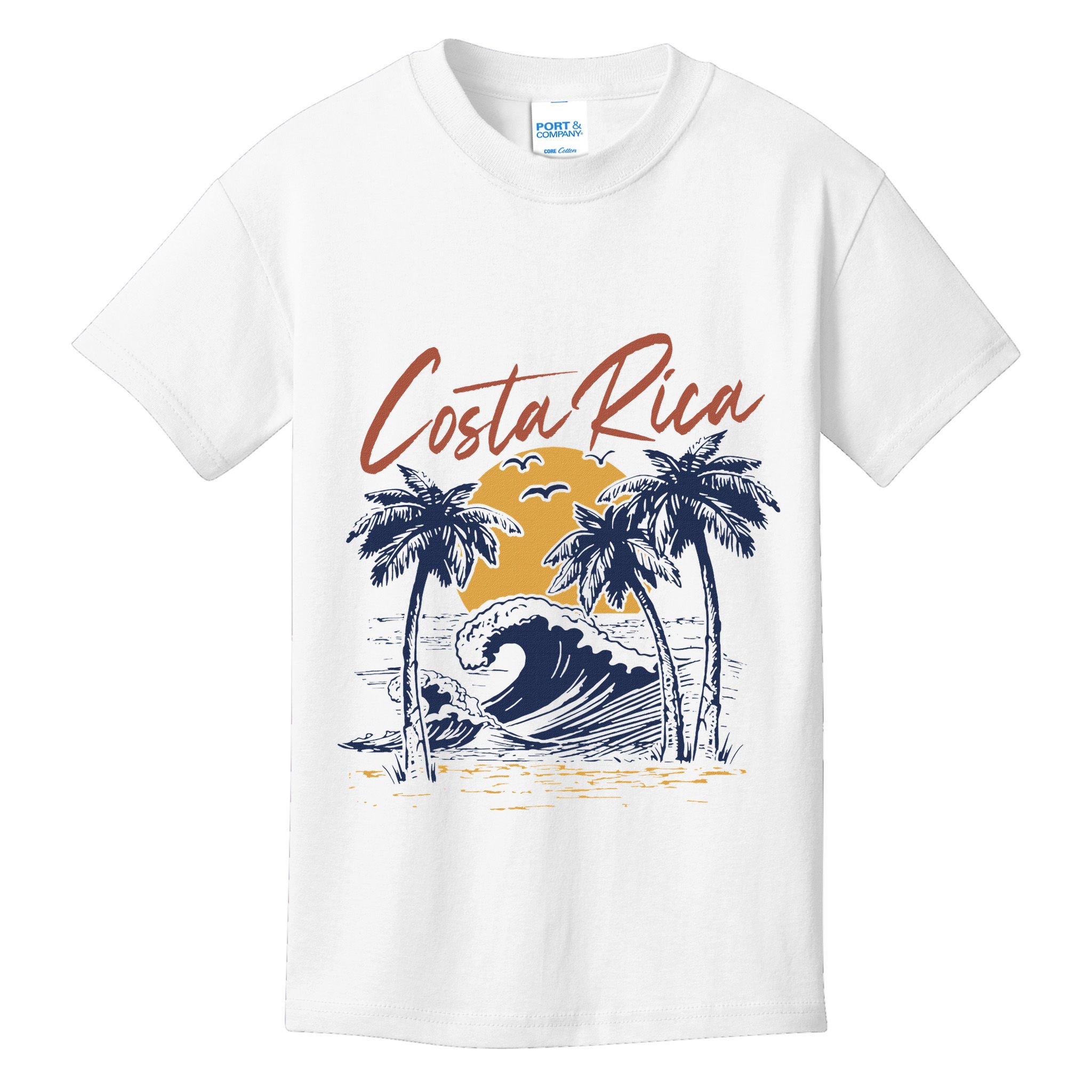 Costa Rica Tropical Kids T-Shirt