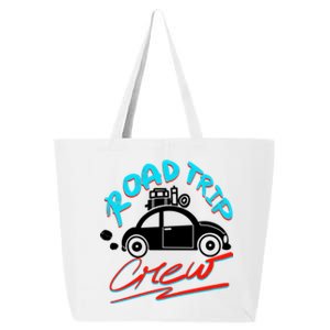 Cool Road Trip Crew Funny Summer Vacation Travel Fan Gift Funny Gift 25L Jumbo Tote