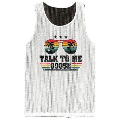 Cool Retro Talk To Me Goose Gift Mesh Reversible Basketball Jersey Tank