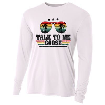 Cool Retro Talk To Me Goose Gift Cooling Performance Long Sleeve Crew