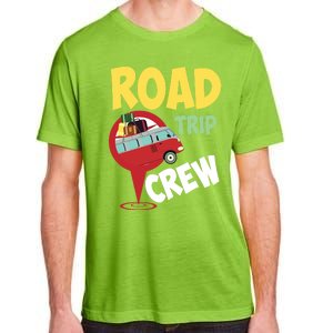 Cool Road Trip Crew Funny Summer Vacation Travel Fan Gift Meaningful Gift Adult ChromaSoft Performance T-Shirt