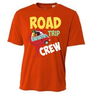 Cool Road Trip Crew Funny Summer Vacation Travel Fan Gift Meaningful Gift Cooling Performance Crew T-Shirt