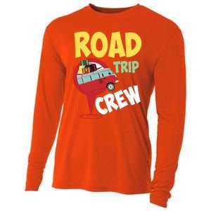 Cool Road Trip Crew Funny Summer Vacation Travel Fan Gift Meaningful Gift Cooling Performance Long Sleeve Crew