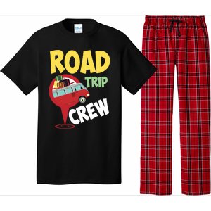 Cool Road Trip Crew Funny Summer Vacation Travel Fan Gift Meaningful Gift Pajama Set