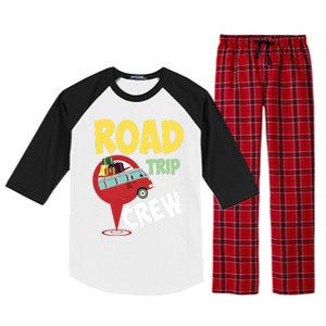 Cool Road Trip Crew Funny Summer Vacation Travel Fan Gift Meaningful Gift Raglan Sleeve Pajama Set