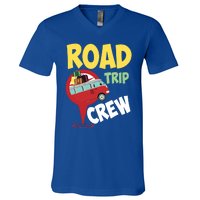 Cool Road Trip Crew Funny Summer Vacation Travel Fan Gift Meaningful Gift V-Neck T-Shirt