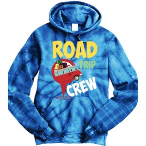 Cool Road Trip Crew Funny Summer Vacation Travel Fan Gift Meaningful Gift Tie Dye Hoodie