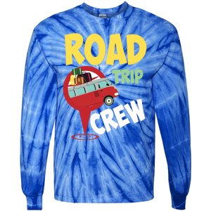 Cool Road Trip Crew Funny Summer Vacation Travel Fan Gift Meaningful Gift Tie-Dye Long Sleeve Shirt