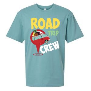 Cool Road Trip Crew Funny Summer Vacation Travel Fan Gift Meaningful Gift Sueded Cloud Jersey T-Shirt