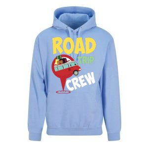 Cool Road Trip Crew Funny Summer Vacation Travel Fan Gift Meaningful Gift Unisex Surf Hoodie