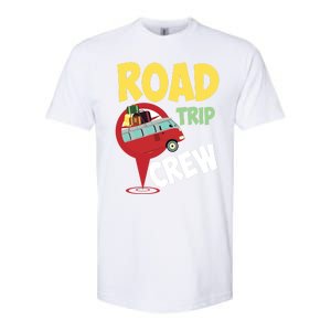 Cool Road Trip Crew Funny Summer Vacation Travel Fan Gift Meaningful Gift Softstyle CVC T-Shirt