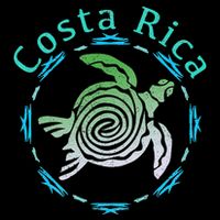 Costa Rica Tee Vintage Tribal Turtle Performance Shirt