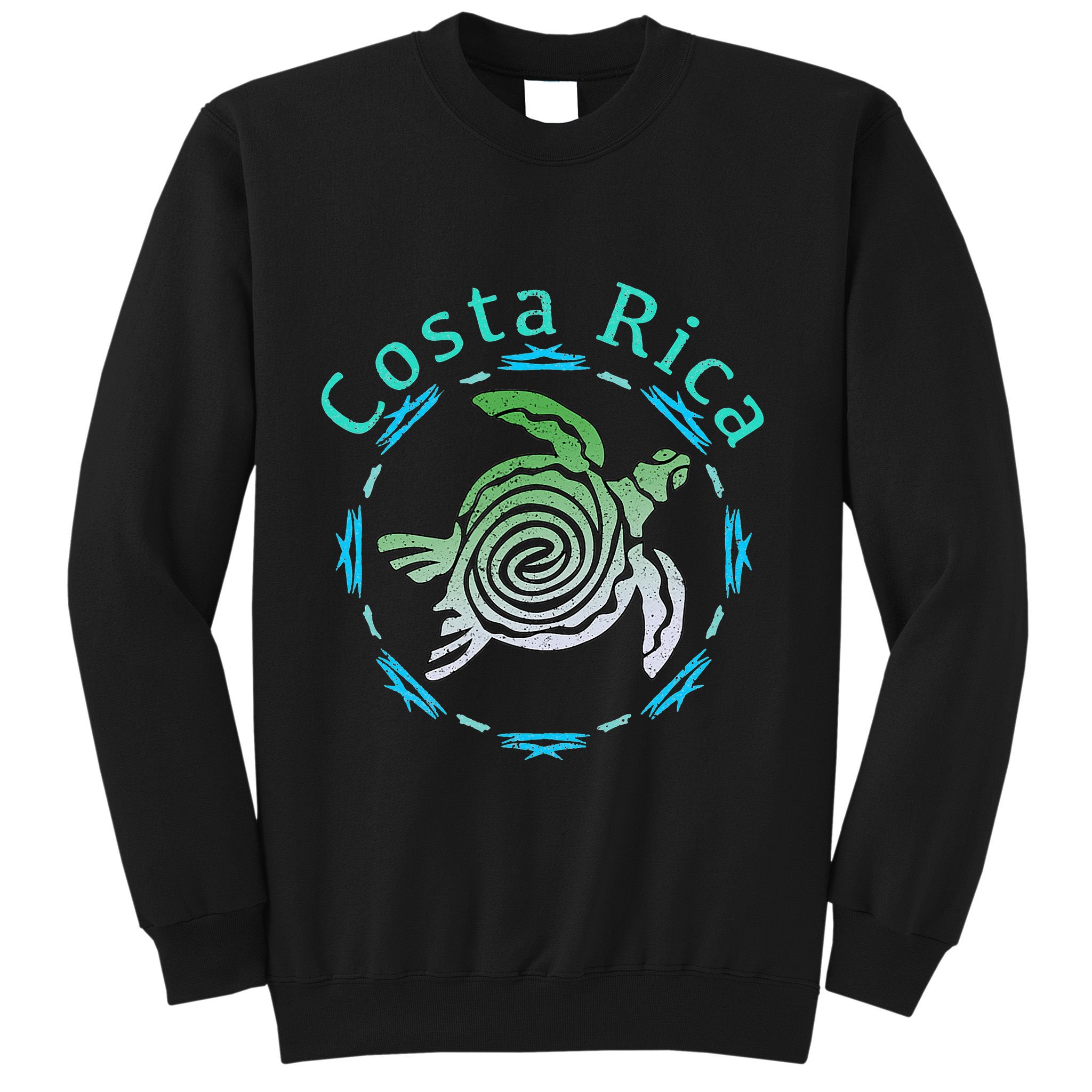 Costa Rica Tee Vintage Tribal Turtle Sweatshirt