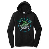 Costa Rica Tee Vintage Tribal Turtle Women's Pullover Hoodie