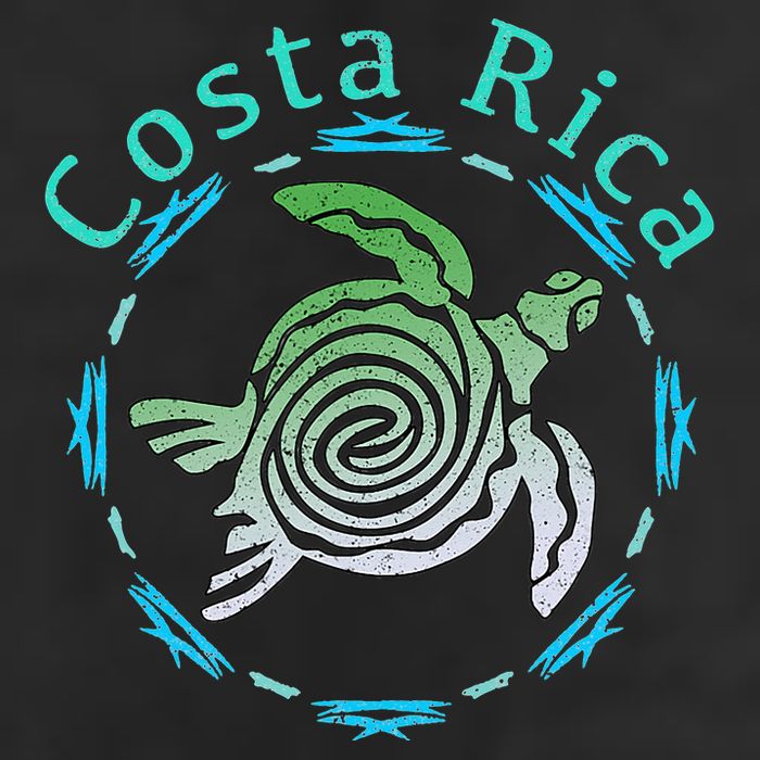 Costa Rica Tee Vintage Tribal Turtle Tumbler