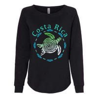 Costa Rica Tee Vintage Tribal Turtle Womens California Wash Sweatshirt