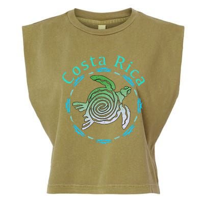 Costa Rica Tee Vintage Tribal Turtle Garment-Dyed Women's Muscle Tee