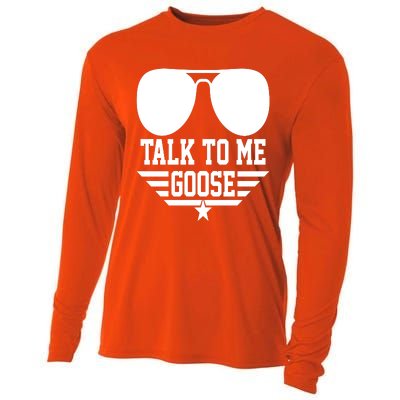 Cool Retro Talk To Me Goose Gift Cooling Performance Long Sleeve Crew