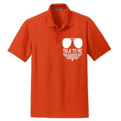 Cool Retro Talk To Me Goose Gift Dry Zone Grid Polo