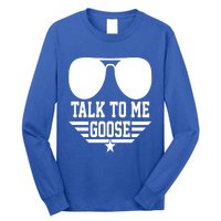 Cool Retro Talk To Me Goose Gift Long Sleeve Shirt