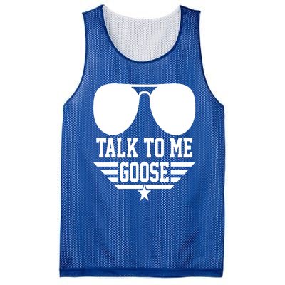 Cool Retro Talk To Me Goose Gift Mesh Reversible Basketball Jersey Tank