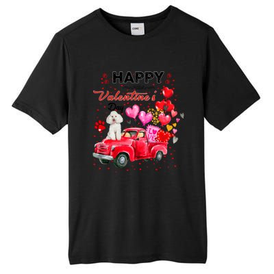 Cute Red Truck Poodle Valentines Day Costume Gift Tall Fusion ChromaSoft Performance T-Shirt