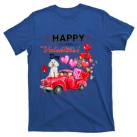 Cute Red Truck Poodle Valentines Day Costume Gift T-Shirt