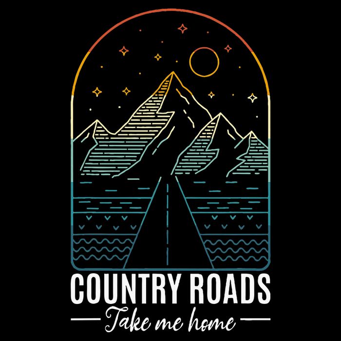 Country Roads Take Me Home Country Roads Retro Country City Backpack