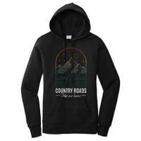 Country Roads Take Me Home Country Roads Retro Country Women's Pullover Hoodie