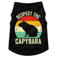 Capybaras Respect The Capybara Cavy Rodent Lover  Doggie Tank