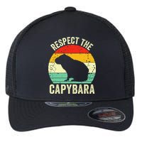 Capybaras Respect The Capybara Cavy Rodent Lover  Flexfit Unipanel Trucker Cap