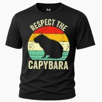 Capybaras Respect The Capybara Cavy Rodent Lover  Performance Shirt