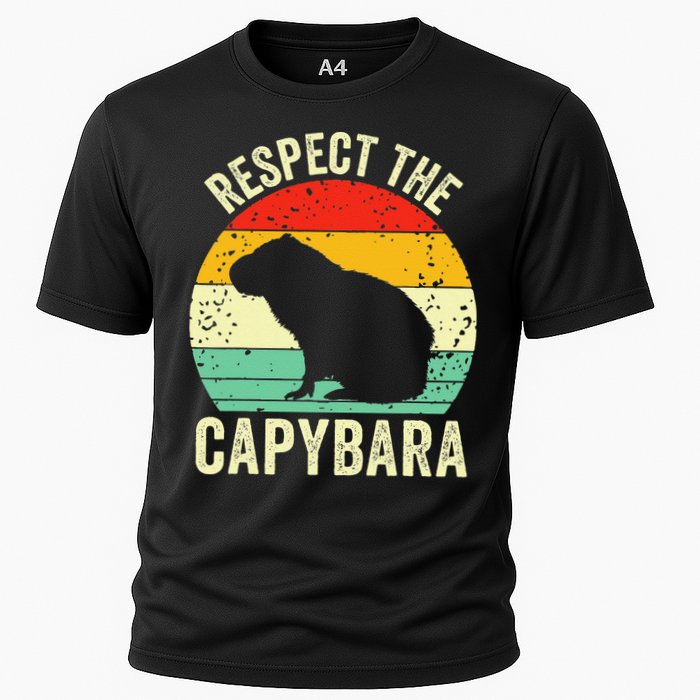 Capybaras Respect The Capybara Cavy Rodent Lover  Performance Shirt