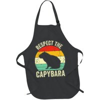 Capybaras Respect The Capybara Cavy Rodent Lover  Apron