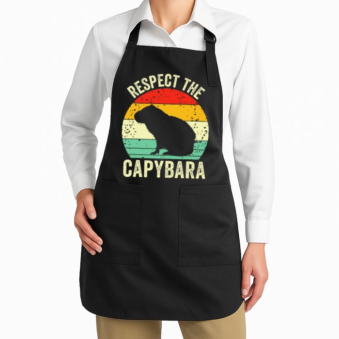 Capybaras Respect The Capybara Cavy Rodent Lover  Apron