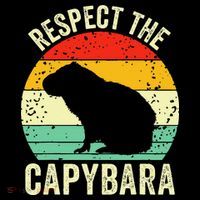 Capybaras Respect The Capybara Cavy Rodent Lover  Impact Tech Backpack