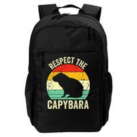 Capybaras Respect The Capybara Cavy Rodent Lover  Backpack
