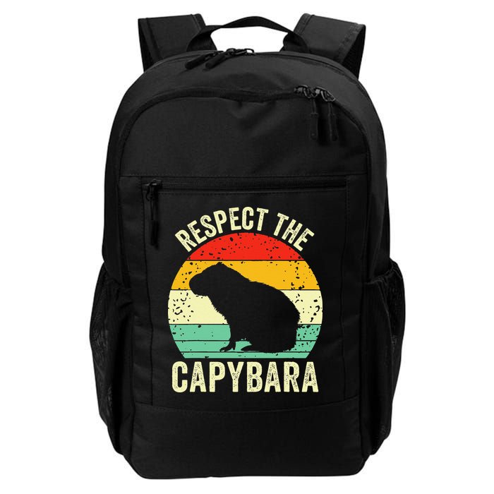 Capybaras Respect The Capybara Cavy Rodent Lover  Backpack