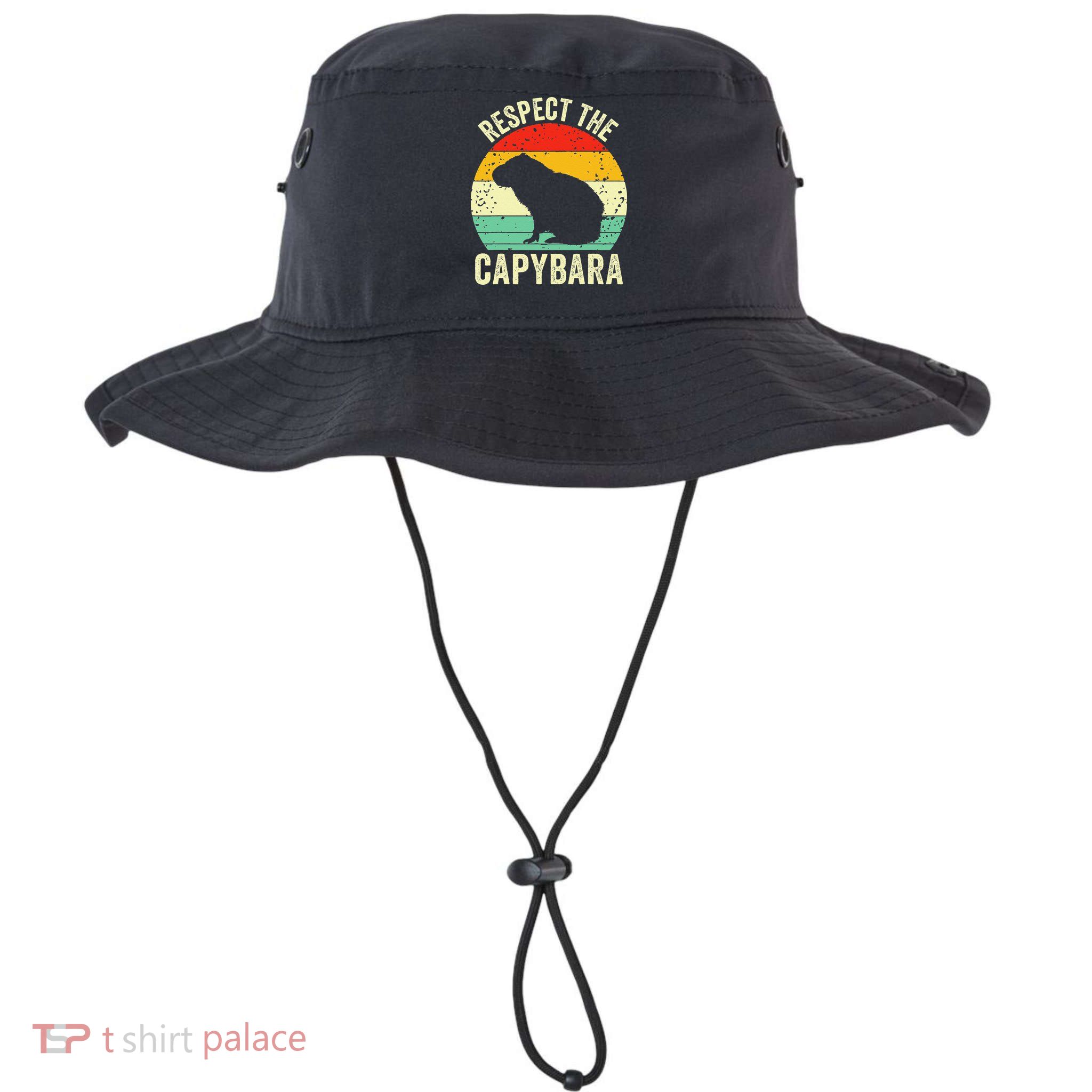 Capybaras Respect The Capybara Cavy Rodent Lover  Bucket Hat