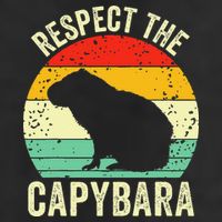 Capybaras Respect The Capybara Cavy Rodent Lover  15oz Campfire Ceramic Mug